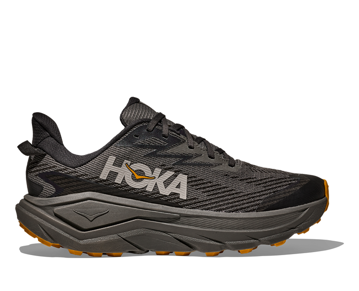 hoka challenger 8 gtx men's | asphalt grey varsity yellow