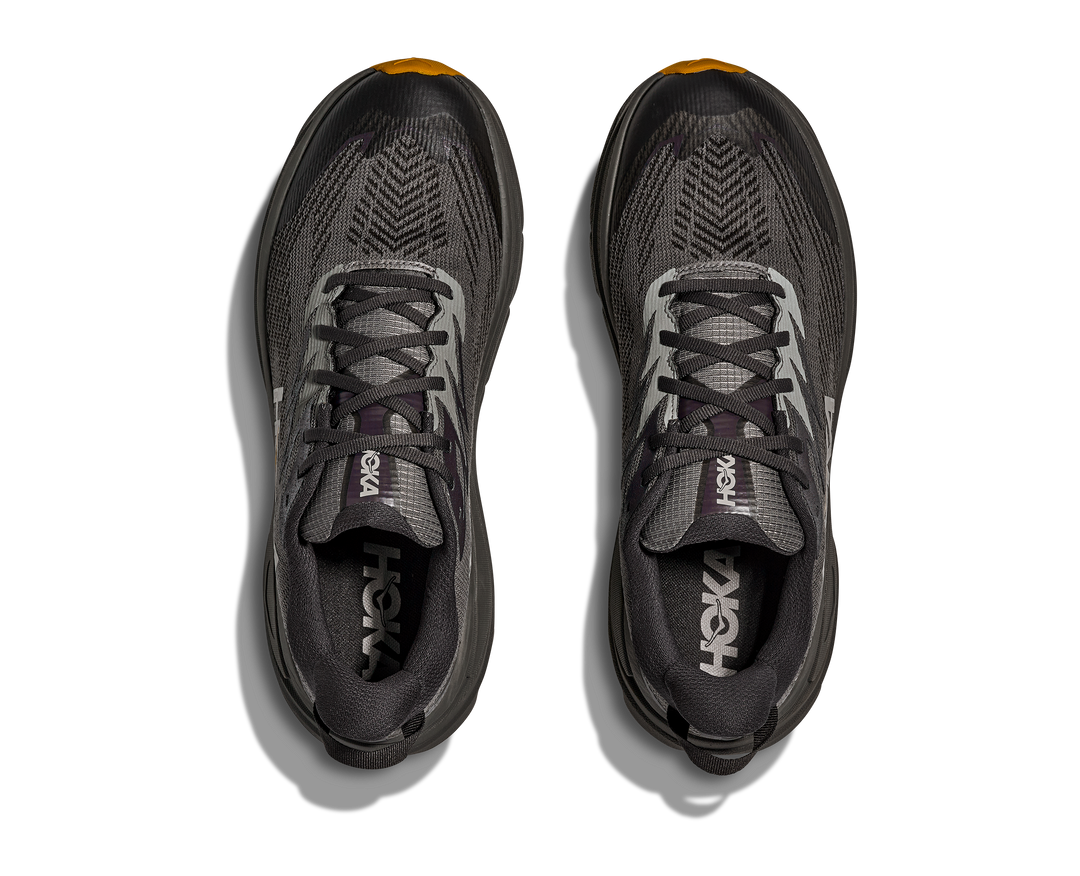 hoka challenger 8 gtx men's | asphalt grey varsity yellow