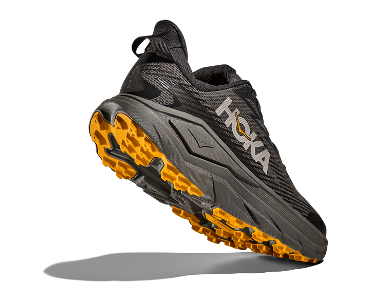 hoka challenger 8 gtx men's | asphalt grey varsity yellow