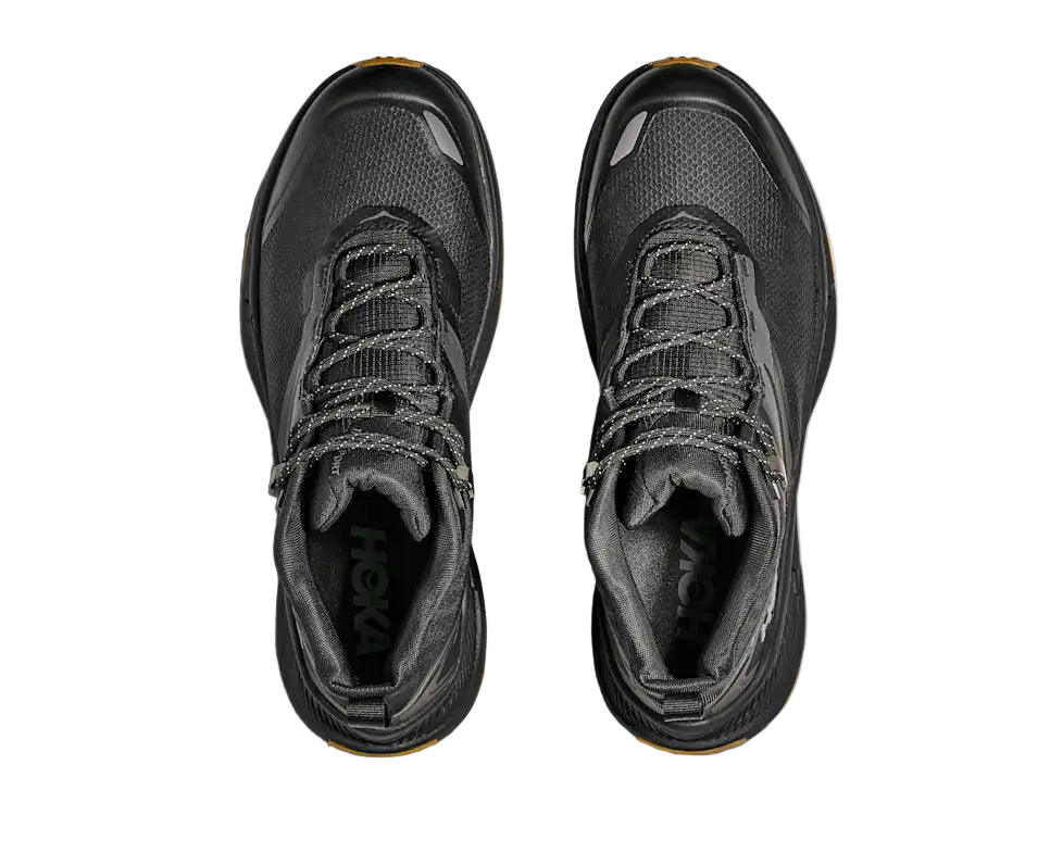 hoka transport hike gtx men's | black/black
