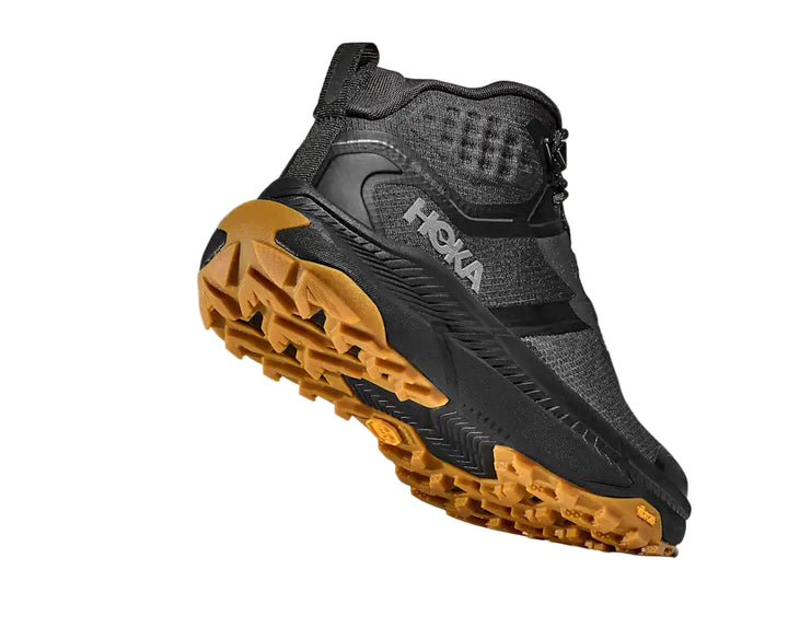 hoka transport hike gtx men's | black/black