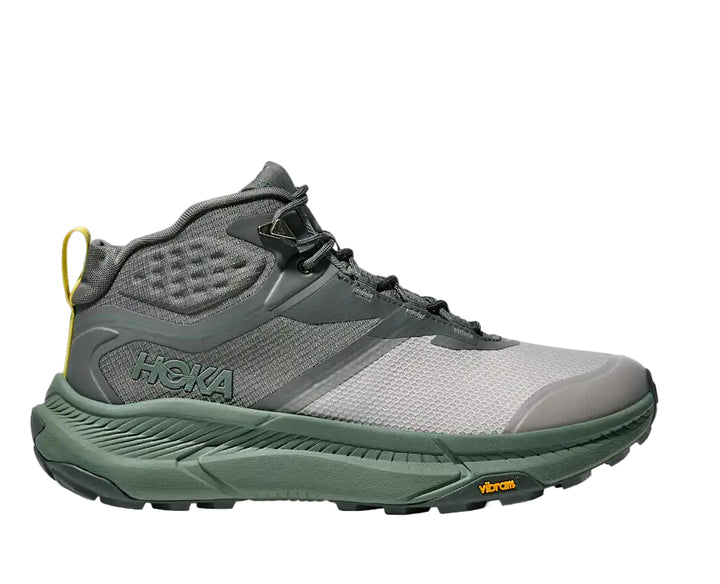 hoka transport hike gtx men's | gravel/fern