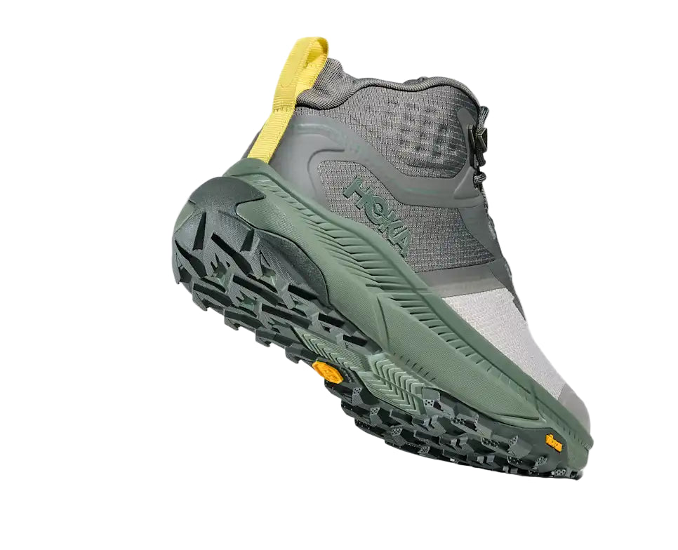 hoka transport hike gtx men's | gravel/fern