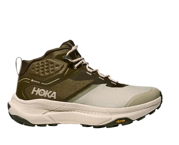 hoka transport hike gtx men's | spruce green/mushroo
