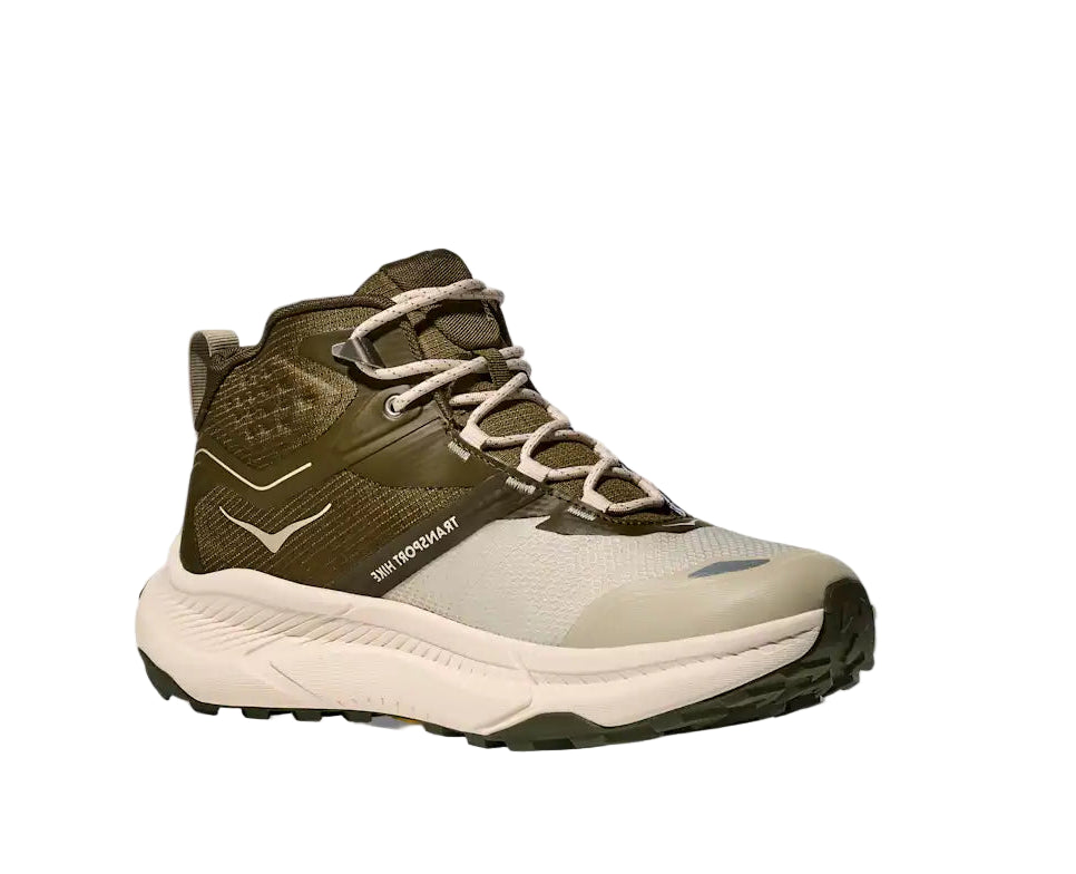 hoka transport hike gtx men's | spruce green/mushroo
