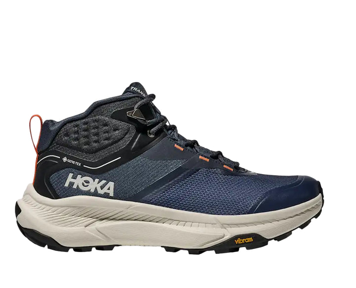 hoka transport hike gtx men's | varsity navy/truffle