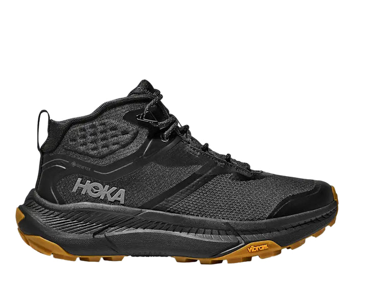 hoka transport hike gtx women's | black/black