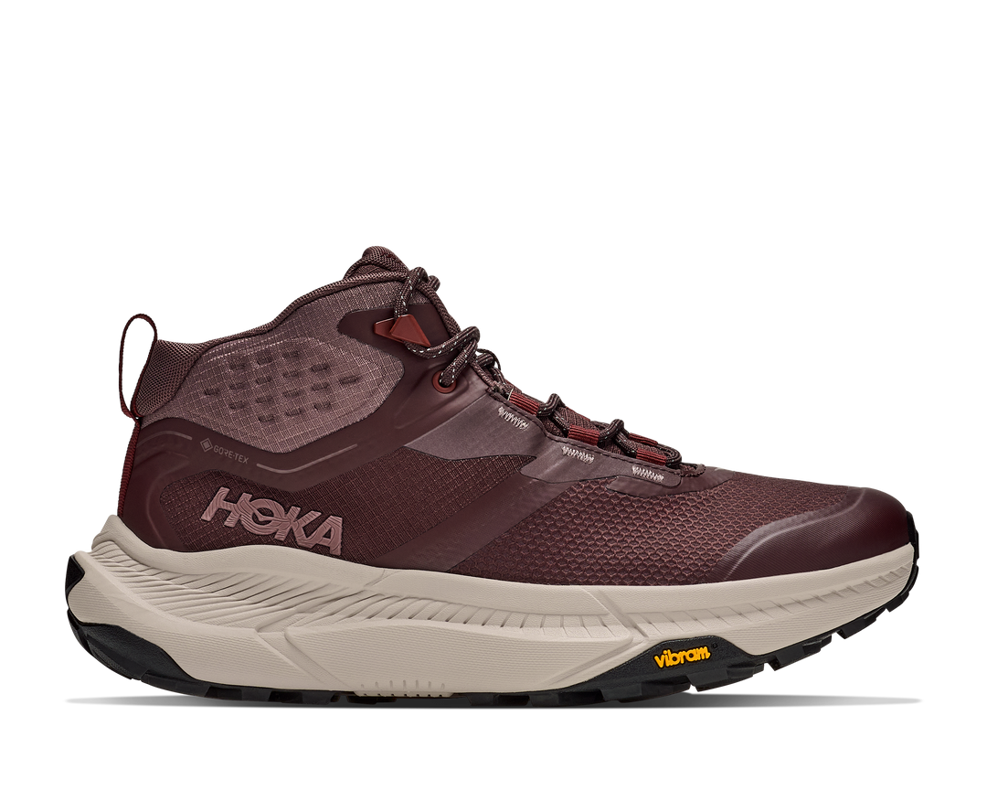 hoka transport hike gtx women's | deep mauve smoky quartz