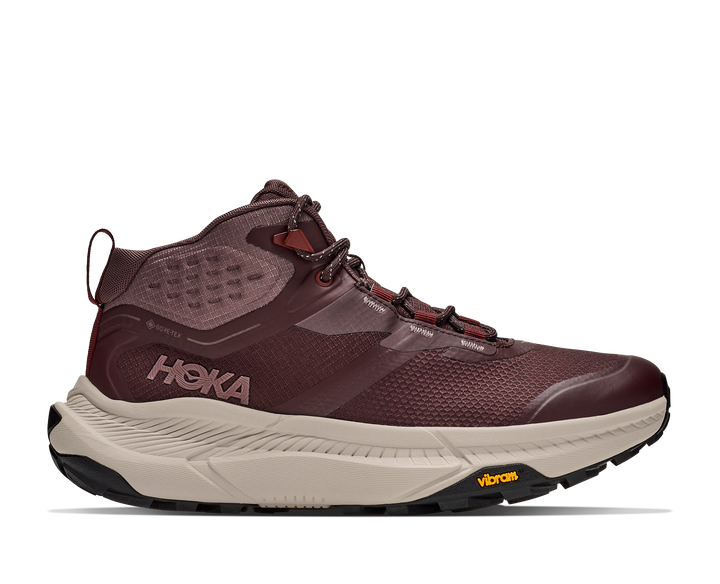 hoka transport hike gtx women's | deep mauve smoky quartz