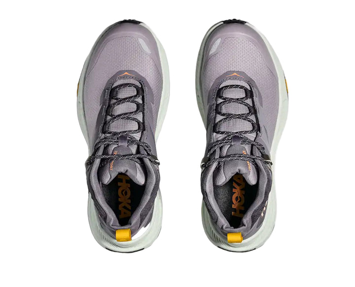 hoka transport hike gtx women's | grey skies/sea glass