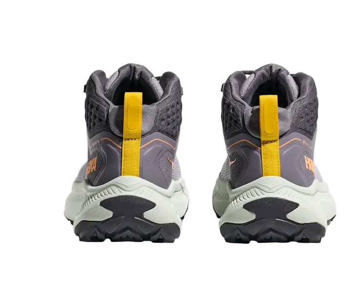 hoka transport hike gtx women's | grey skies/sea glass