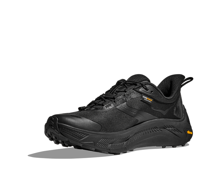 hoka transport 2 wide men's | black/black