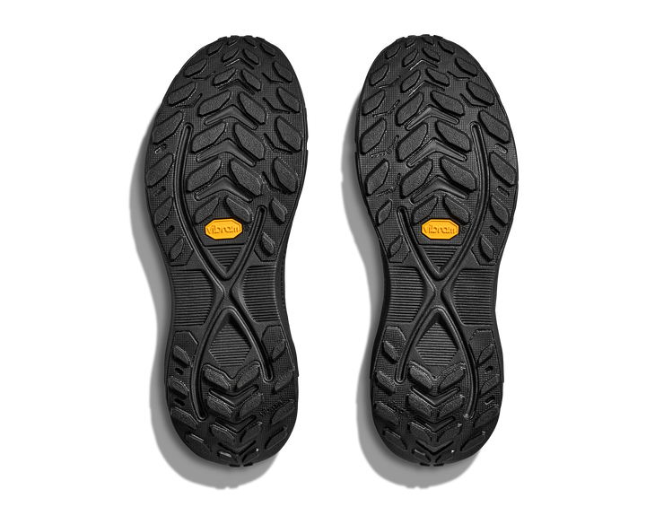 hoka transport 2 wide men's | black/black