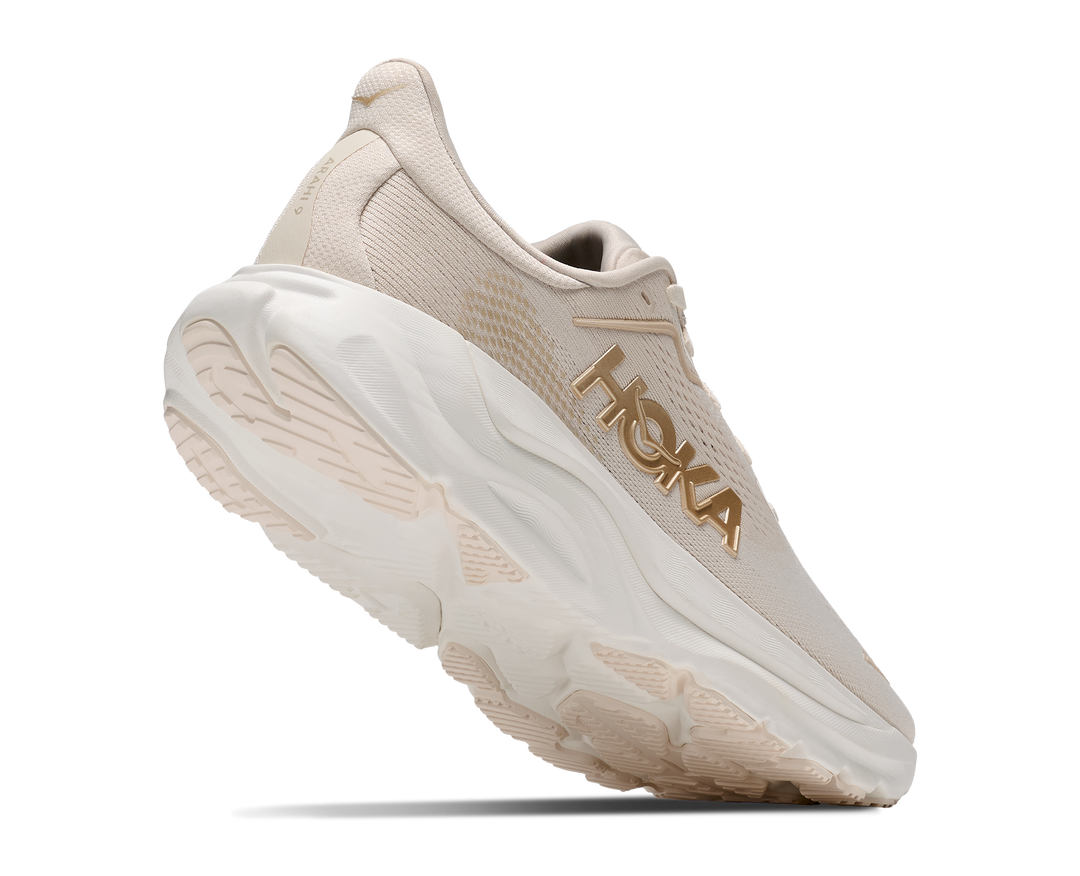 hoka arahi 9 women's | alabaster oat milk