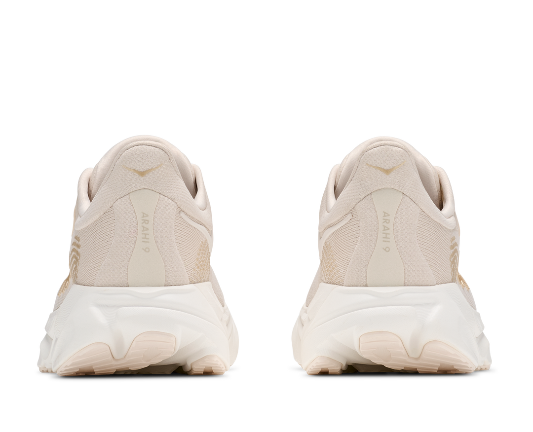 hoka arahi 9 women's | alabaster oat milk