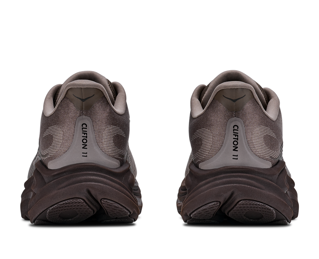 hoka clifton 11 men's | boulder grey pebble grey