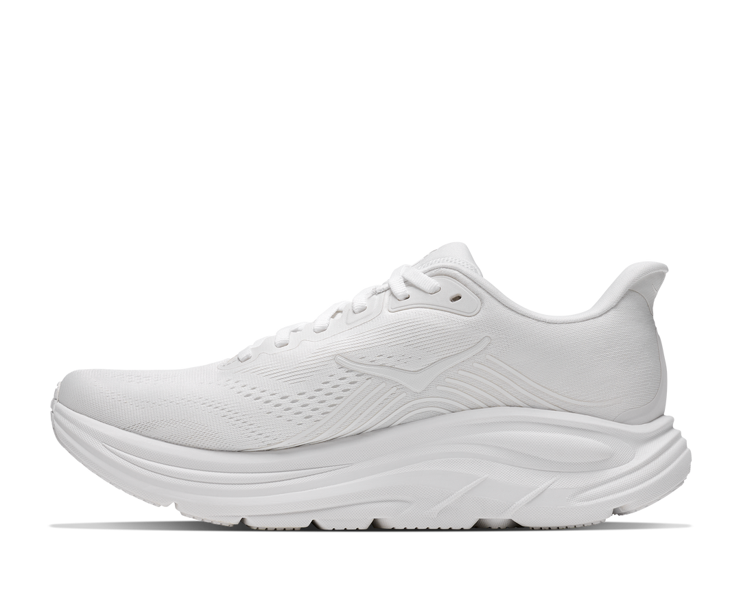 hoka clifton 11 men's | white white