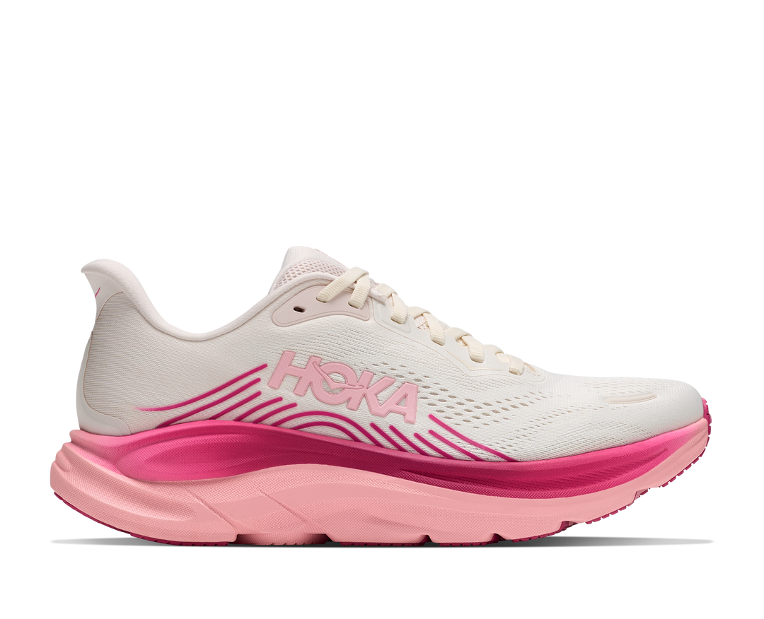 hoka clifton 11 women's | rose cream dewy pink