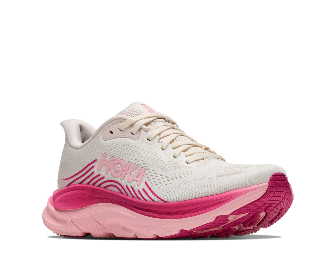 hoka clifton 11 women's | rose cream dewy pink