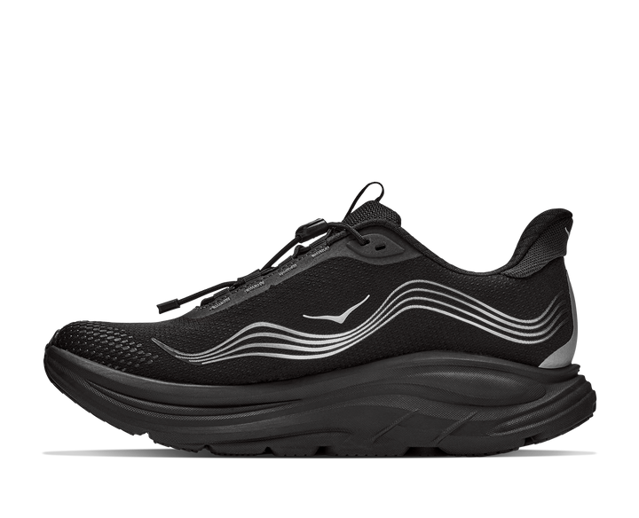 hoka clifton 11 gtx men's | black black