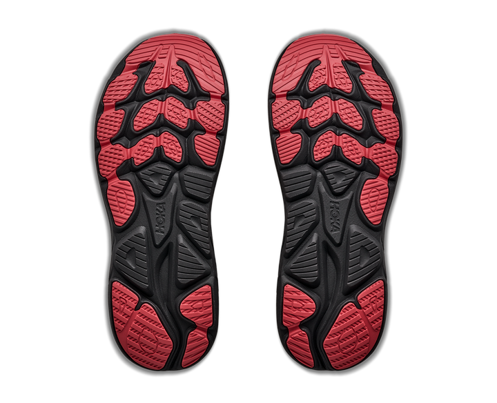 hoka clifton 11 gtx men's | river rock grey carbon black