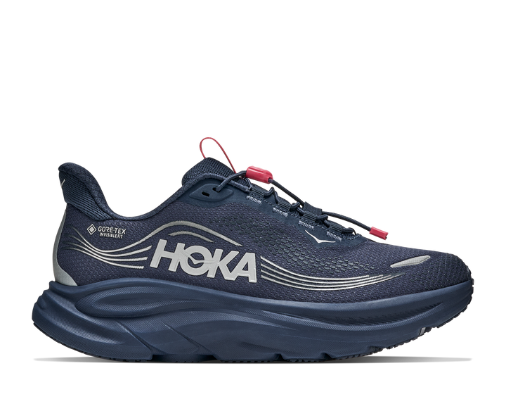 hoka clifton 11 gtx women's | varsity navy burnt red