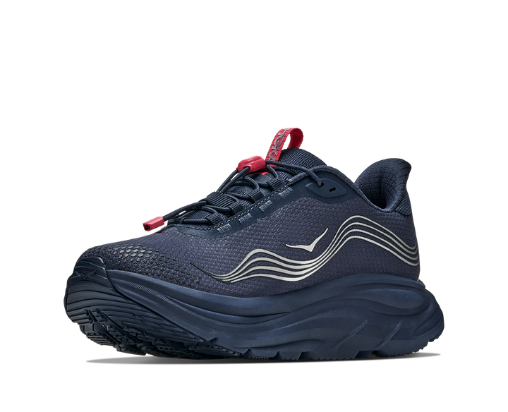hoka clifton 11 gtx women's | varsity navy burnt red