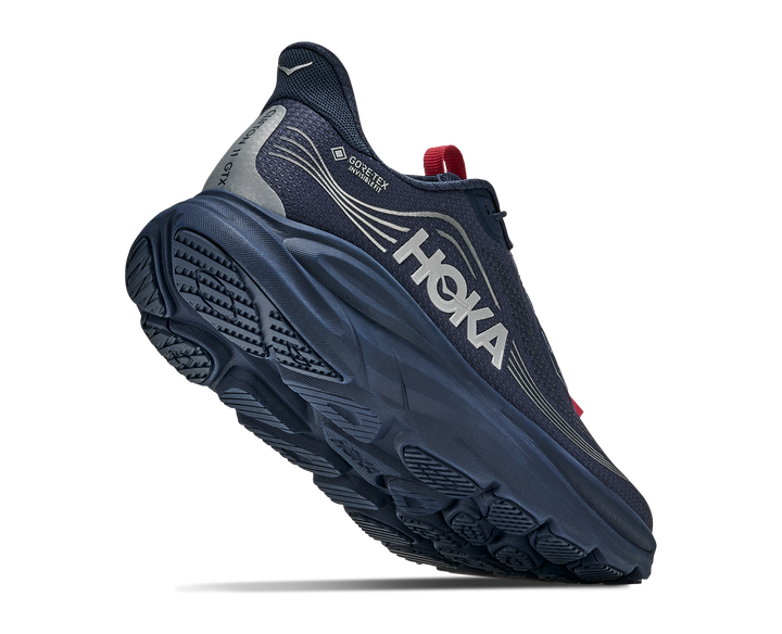 hoka clifton 11 gtx women's | varsity navy burnt red