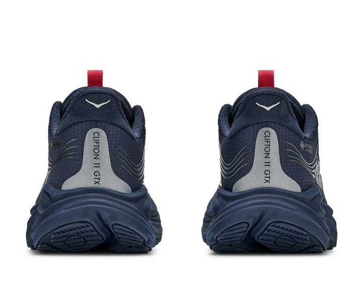 hoka clifton 11 gtx women's | varsity navy burnt red