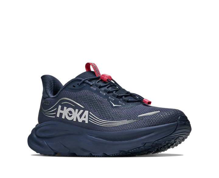 hoka clifton 11 gtx women's | varsity navy burnt red