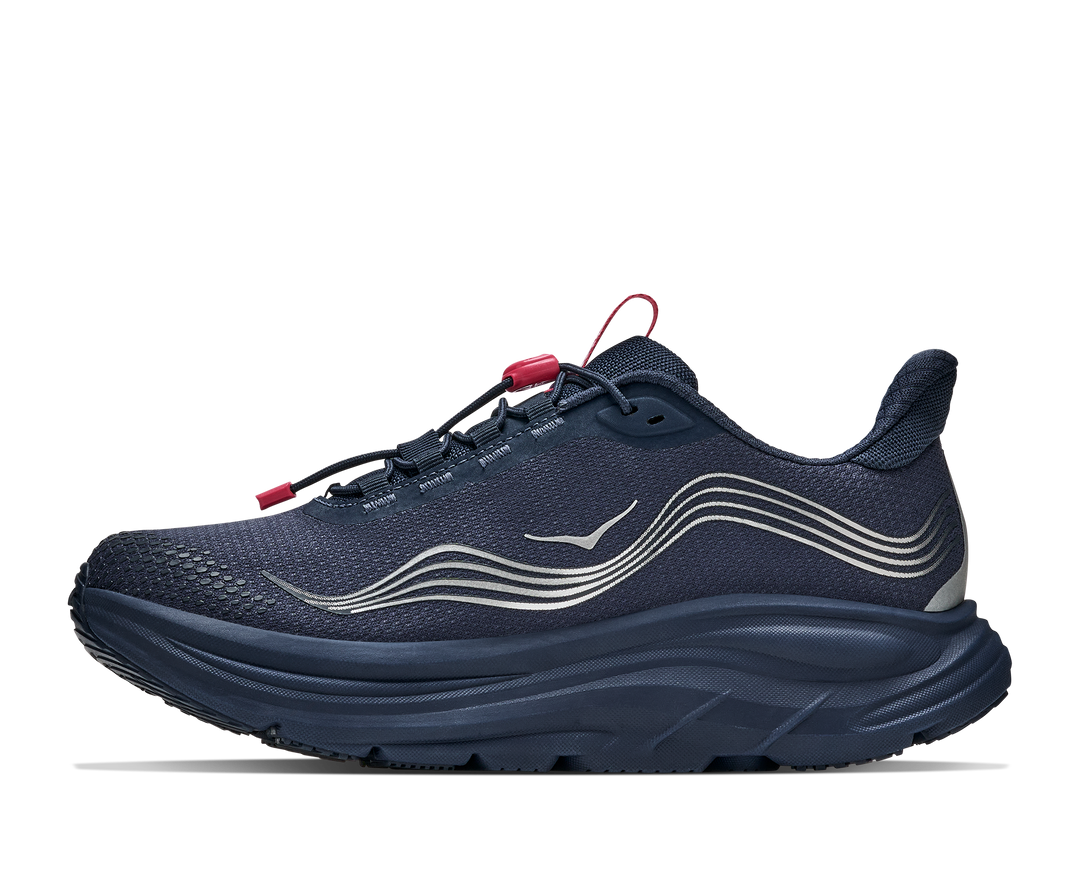 hoka clifton 11 gtx women's | varsity navy burnt red