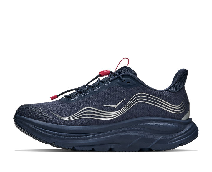 hoka clifton 11 gtx women's | varsity navy burnt red