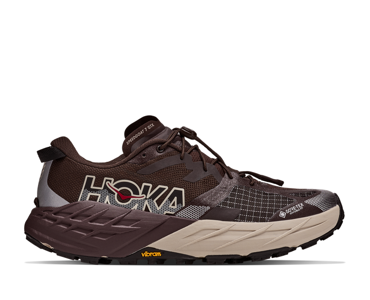 hoka speedgoat 7 gtx men's | spiced chocolate river rock grey