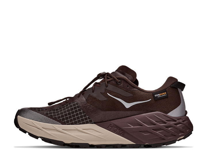 hoka speedgoat 7 gtx men's | spiced chocolate river rock grey