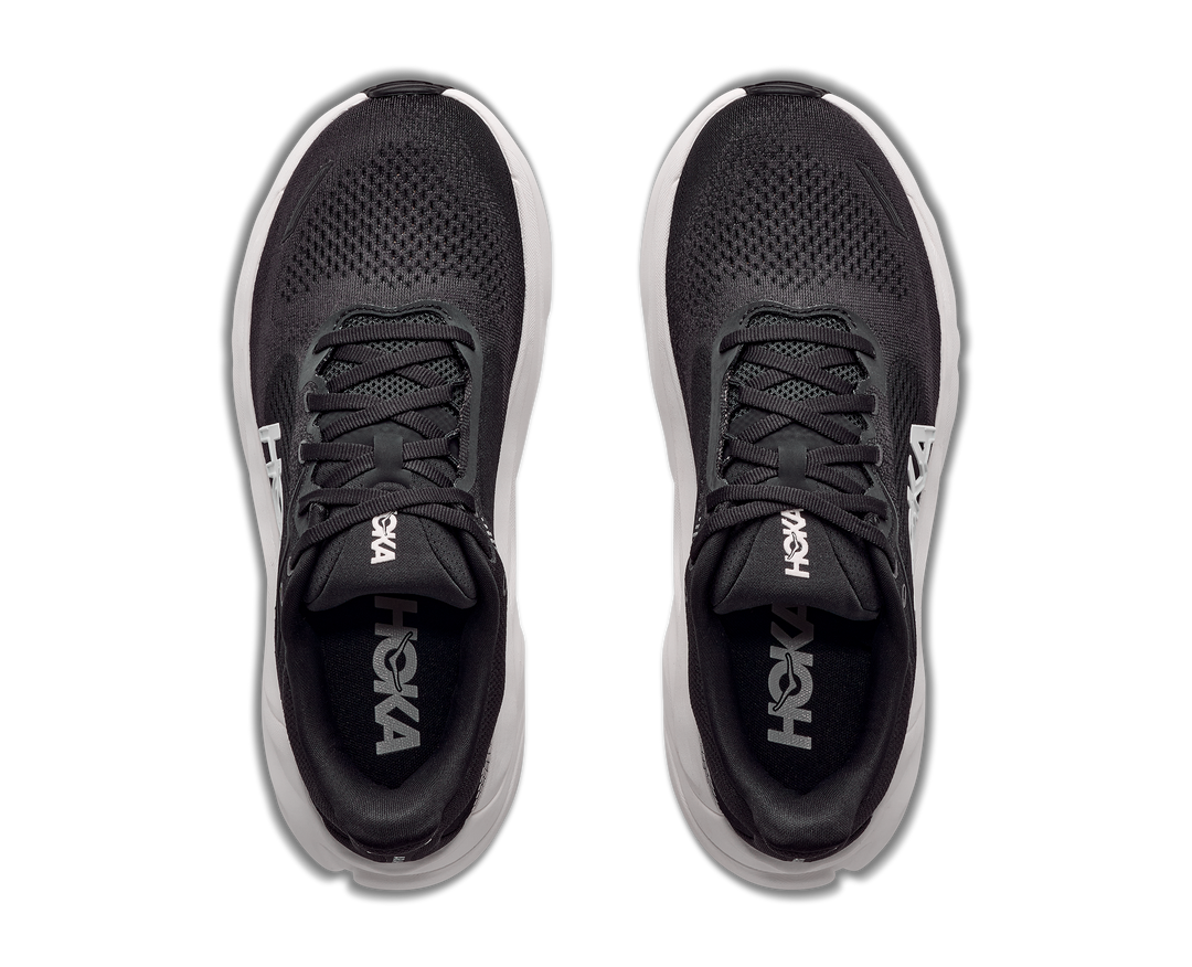 hoka arahi 9 wide men's | black white