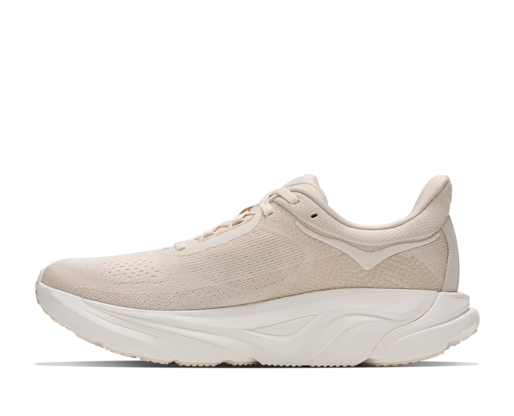 hoka arahi 9 wide women's | alabaster oat milk