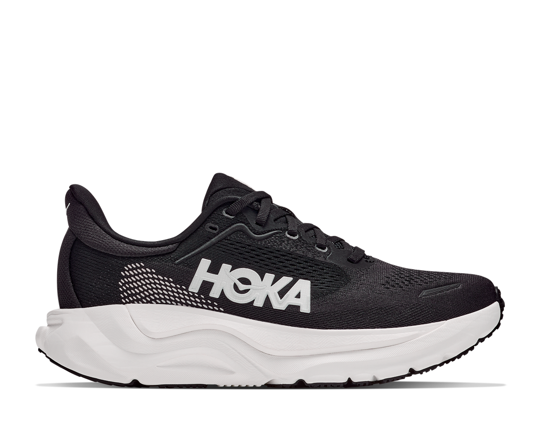 hoka arahi 9 extra wide men's | black white