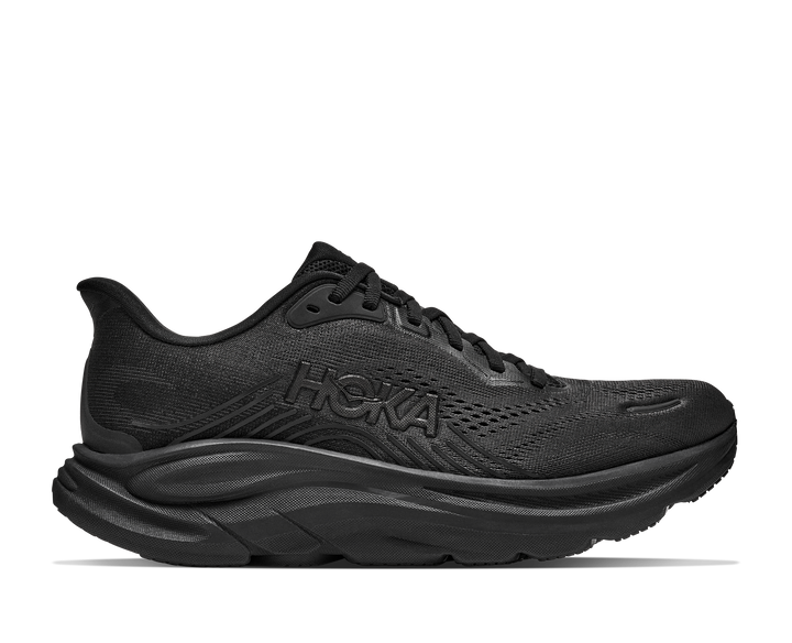 hoka clifton 11 wide men's | black black