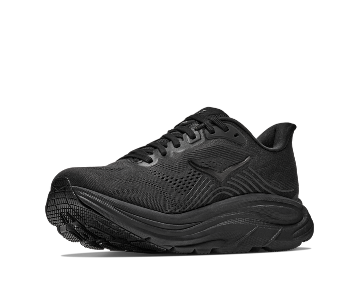 hoka clifton 11 wide men's | black black