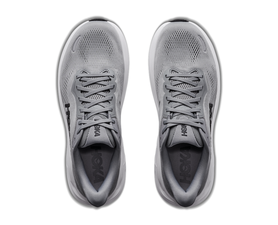hoka clifton 11 wide men's | galactic grey stellar grey