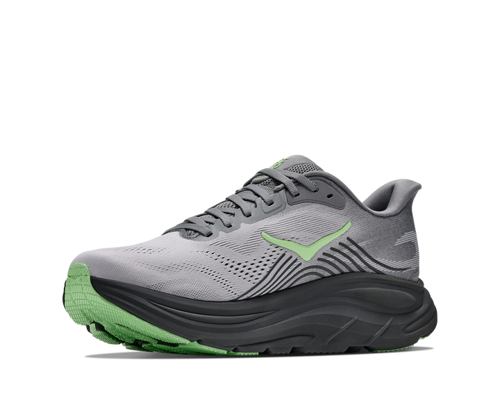 hoka clifton 11 wide men's | galactic grey stardust