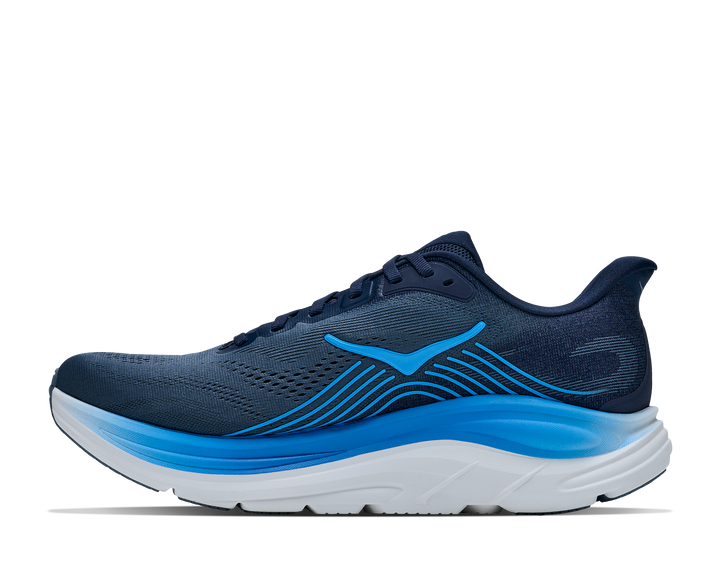 hoka clifton 11 wide men's | varsity navy faded navy