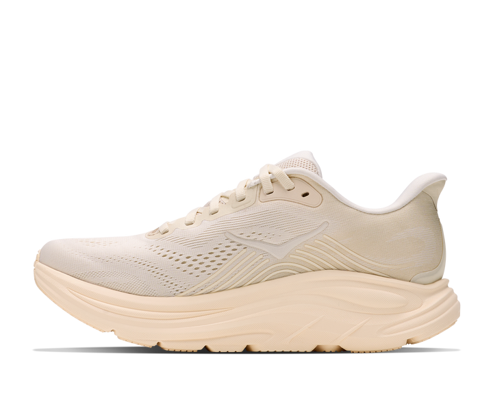 hoka clifton 11 wide women's | alabaster oak milk