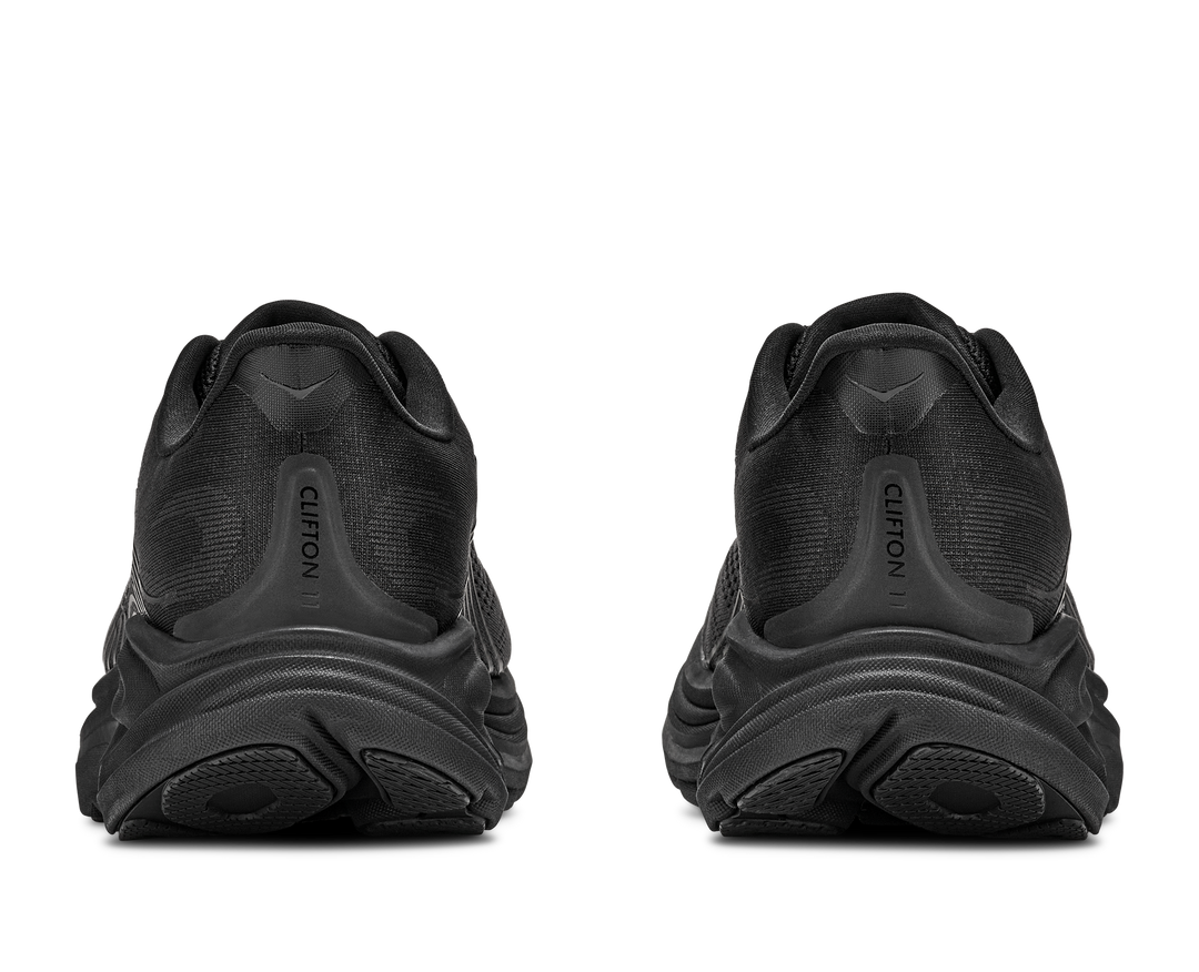 hoka clifton 11 wide women's | black black