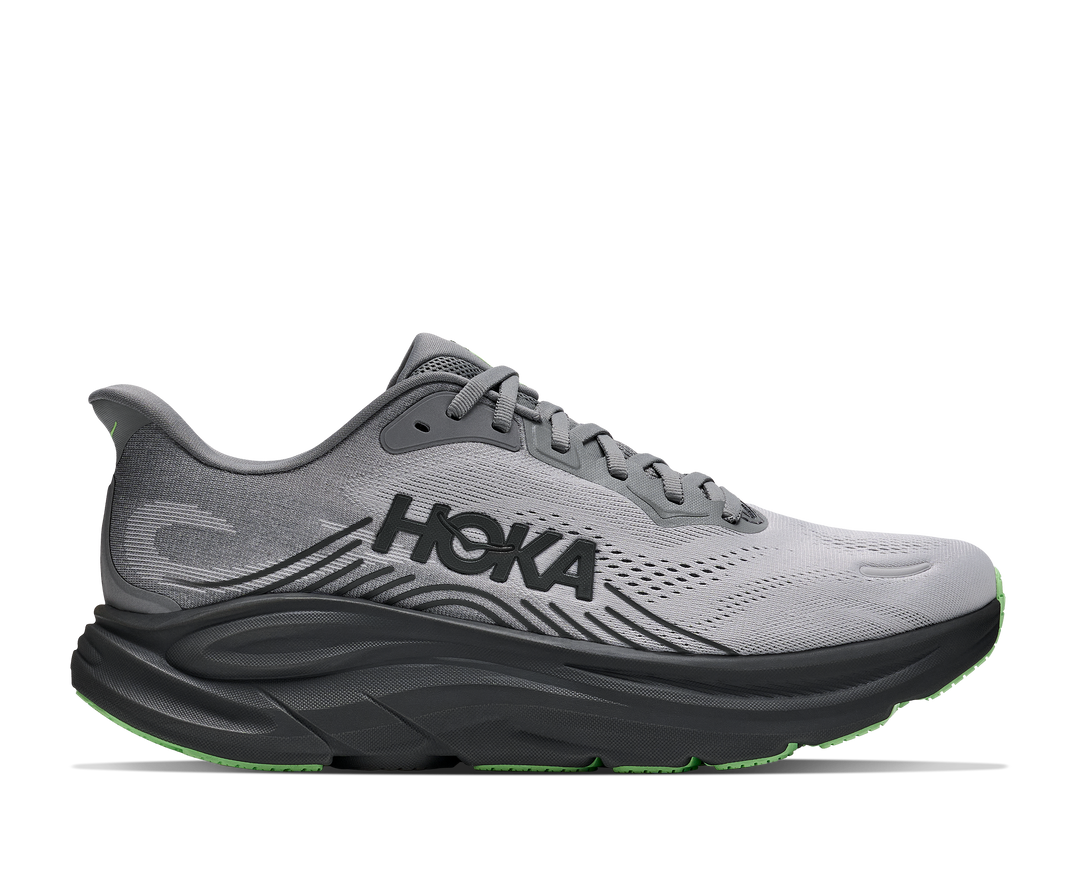 hoka clifton 11 extra wide men's | galactic grey stardust
