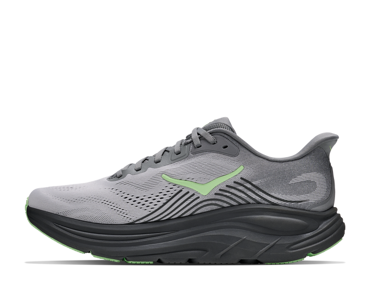hoka clifton 11 extra wide men's | galactic grey stardust