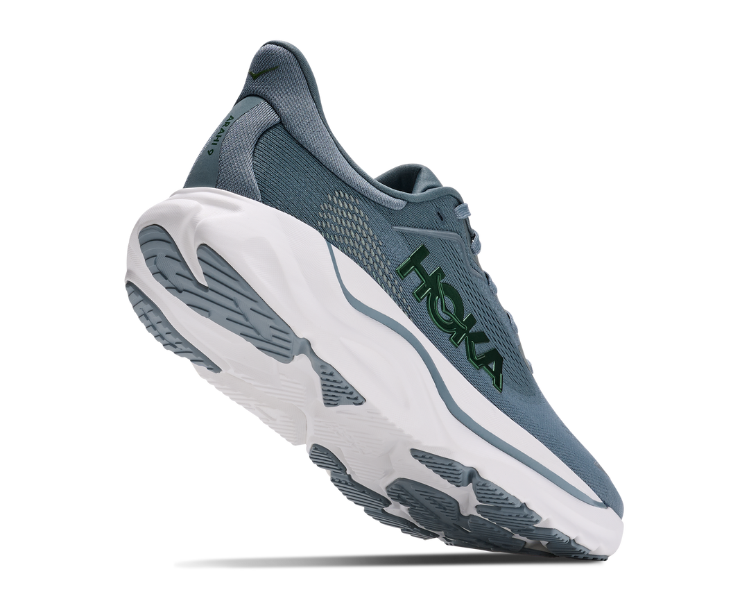 hoka arahi 9 glm men's | washed blue slate blue