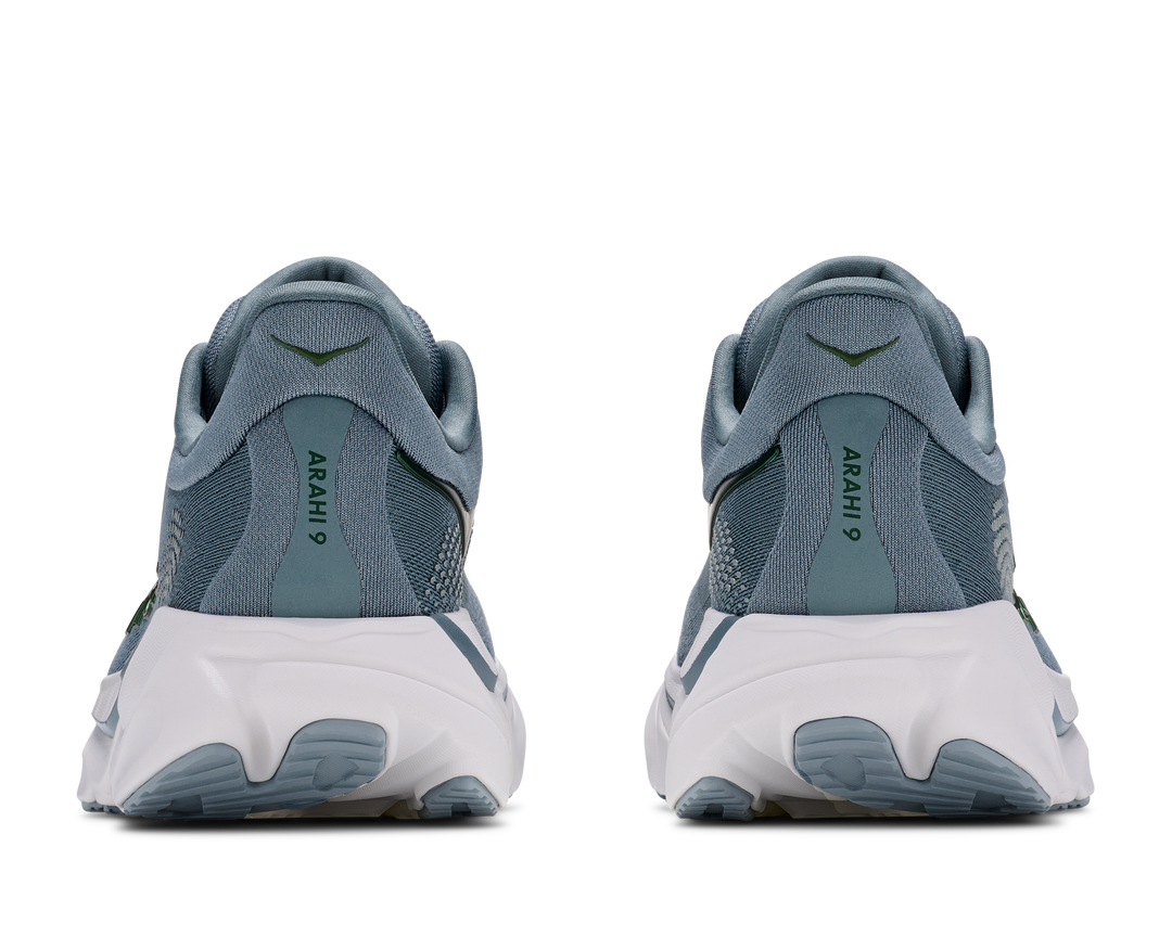 hoka arahi 9 glm men's | washed blue slate blue