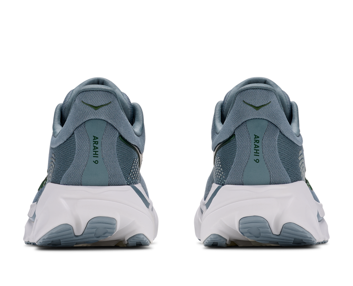 hoka arahi 9 glm men's | washed blue slate blue