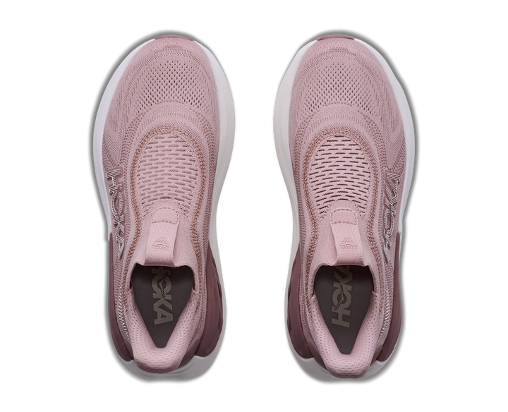 hoka skyward laceless glm women's | pink opal alabaster